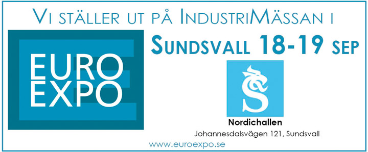 Wittenstein alpha – Ställer ut på industrimässan i Sundsvall 18-19 september